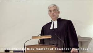 Marc Pernot eu temple de Vandœuvres le 10 mars 2024