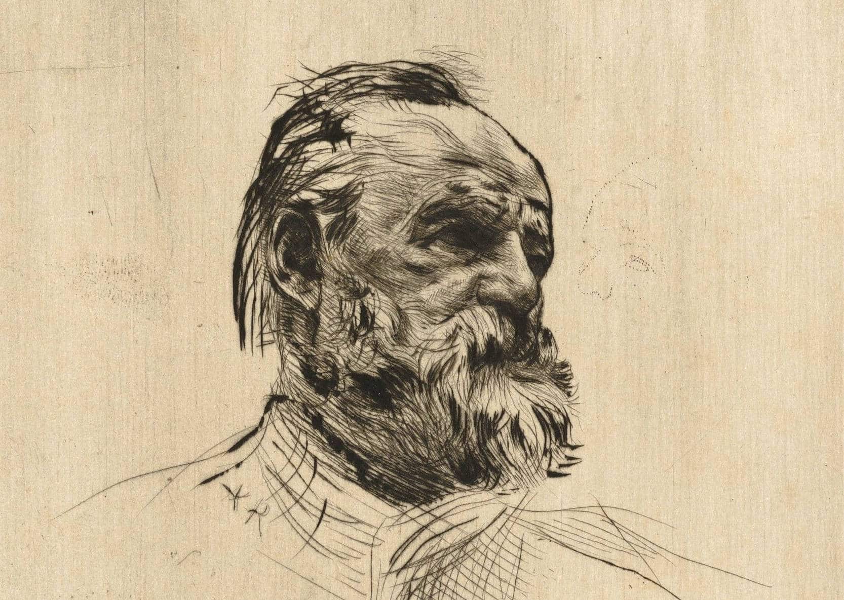 Extrait d'un portrait de Victor Hugo par Auguste Rodin (1885), Metropolitan Museum of Art, New York