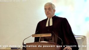 Marc Pernot le 12 janvier 2025