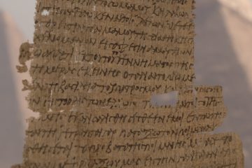 papyrus ancien couvert d