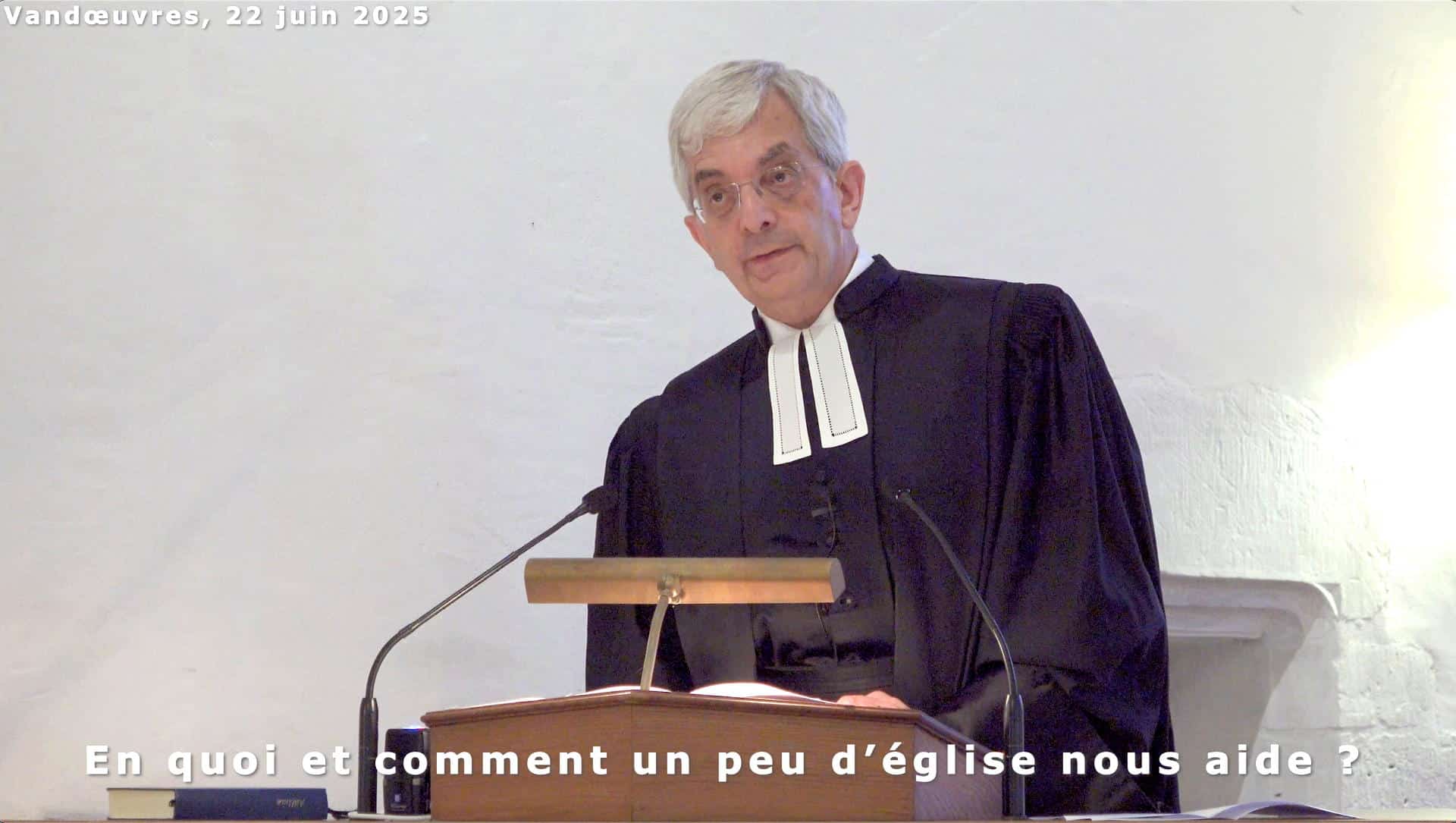 Marc Pernot au temple de Vandœuvres le 22 juin 2025