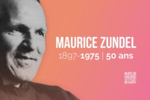 Affiche du colloque organisé en 2025 par la fondation Maurice Zundel en Suisse - https://mauricezundel.com/