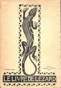 Couverture du "Livre de Lézard" - Librairie de l'Université, Georg & Cie, Genève