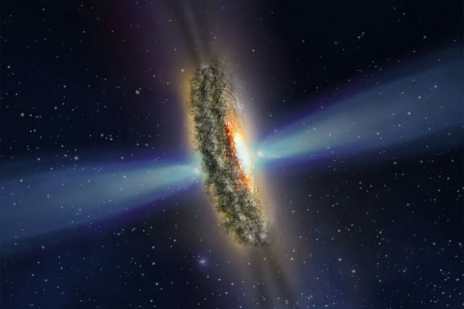 Image d'un quasar - par le télescope Hubble - Photo de NASA Hubble Space Telescope sur https://unsplash.com/fr/photos/le-rendu-dun-artiste-dun-objet-lointain-dans-lespace-H2a2OT8GEkw