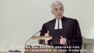 Naître par la Parole de Dieu et grandir dans la foi (1 Pierre 1:23-2:3 ; Exode 3:14-18)