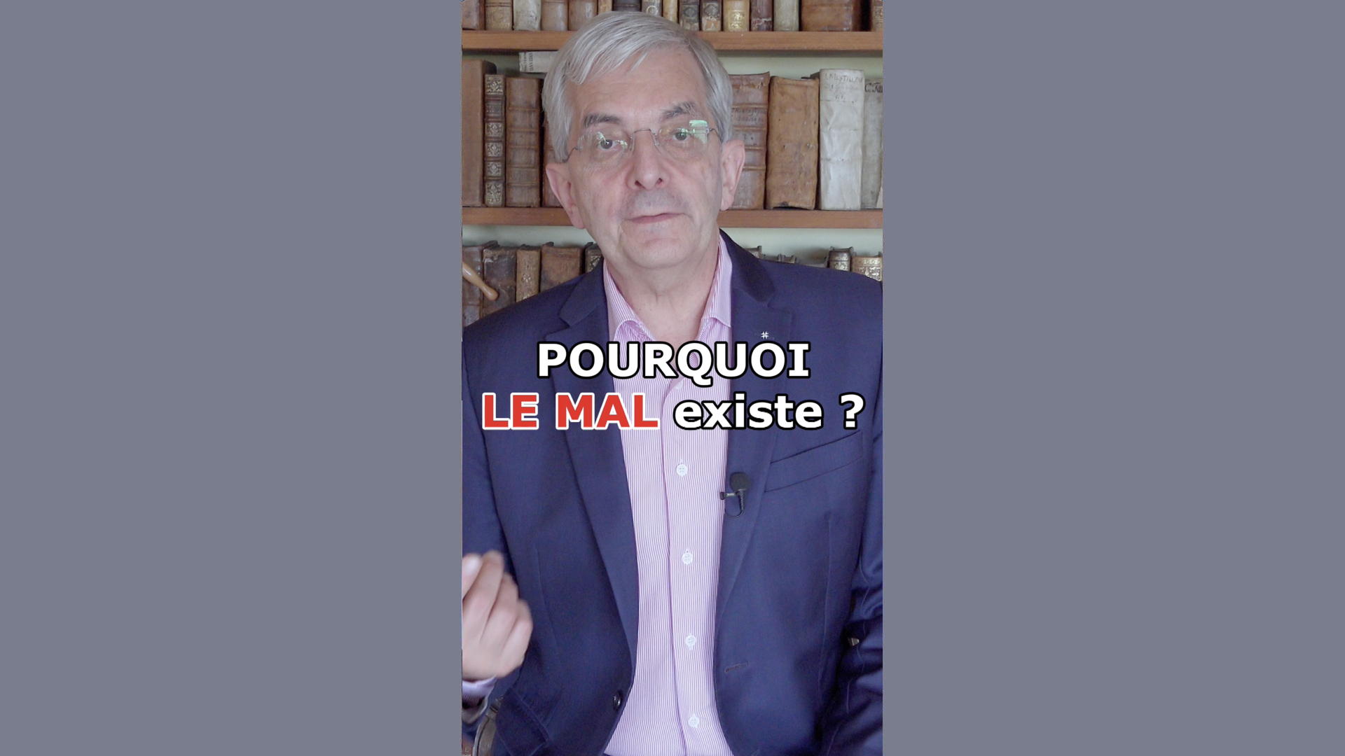 copie d'écran du short sur la théodicée